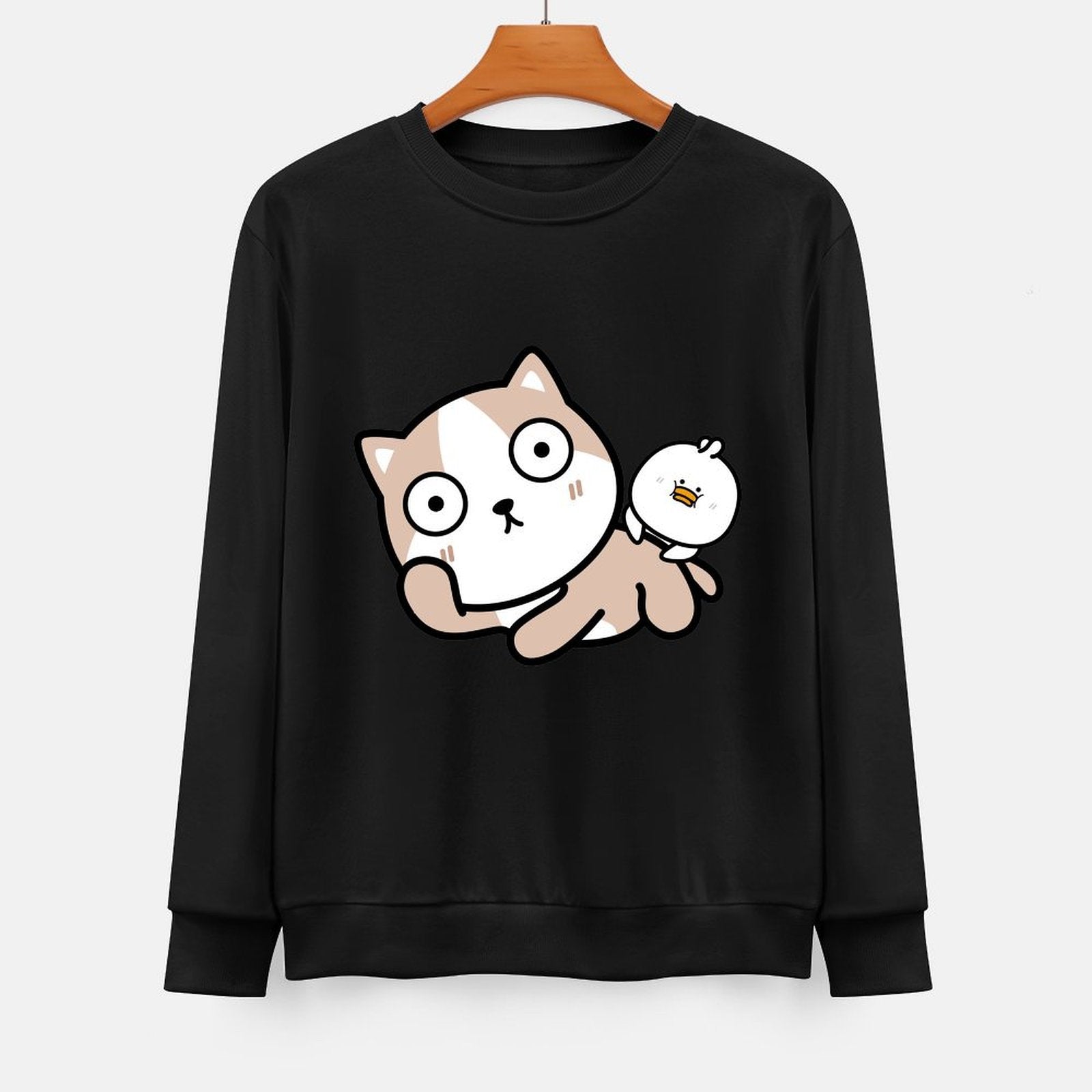 Front Patterned Long Sleeve TopReliable Timeless